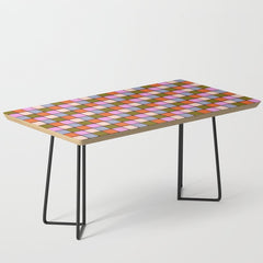 1970s Disco Dancefloor Checkerboard Pattern Coffee Table