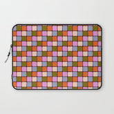 1970s Disco Dancefloor Checkerboard Pattern Laptop Sleeve
