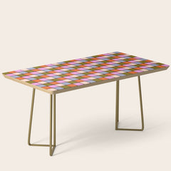 1970s Disco Dancefloor Checkerboard Pattern Coffee Table
