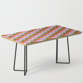 1970s Disco Dancefloor Checkerboard Pattern Coffee Table