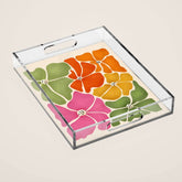 70's Florals Acrylic Tray