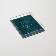 "In Between The Questions And The Answers, There Is Grace." Acrylic Tray