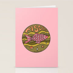 2020 Pisces Stationery Card