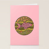 2020 Pisces Stationery Card