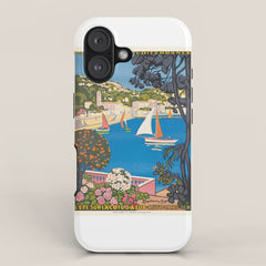 1926 FRANCE Summer On The Cote D'Azur Travel Poster iPhone Case