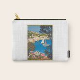 1926 FRANCE Summer On The Cote D'Azur Travel Poster Carry All Pouch