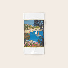 1926 FRANCE Summer On The Cote D'Azur Travel Poster Bath Towel