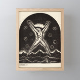 "Superman" by Rockwell Kent (1919) Mini Art Print