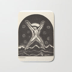 "Superman" by Rockwell Kent (1919) Bath Mat