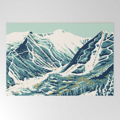 2021 Ski Stowe Vermont Vintage Poster Welcome Mat