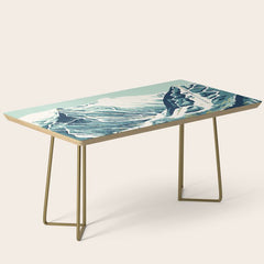 2021 Ski Stowe Vermont Vintage Poster Coffee Table