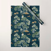 A Forest Awakens Full Moon Wrapping Paper