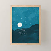 "Inhale Exhale It is Well It Is Well" Mini Art Print