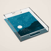 "Inhale Exhale It is Well It Is Well" Acrylic Tray