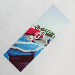 1932 Vintage 24 Hours of Le Mans French Auto Racing Wall Decor Yoga Mat
