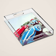 1932 Vintage 24 Hours of Le Mans French Auto Racing Wall Decor Acrylic Tray