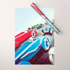 1932 Vintage 24 Hours of Le Mans French Auto Racing Wall Decor Wrapping Paper
