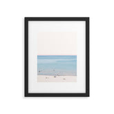 A Day at The Beach #society6 #decor #buyart Framed Art Print