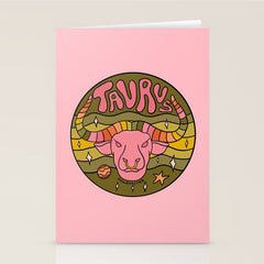 2020 Taurus Stationery Card