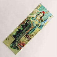 1910 Fernet Branca Liqueur Aperitif Advertisement Poster Print Yoga Mat