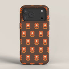 70s Flower Pattern #1 iPhone Case