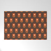 70s Flower Pattern #1 Welcome Mat