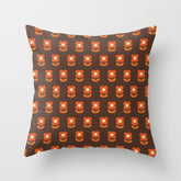 70s Flower Pattern #1 Throw Pillow