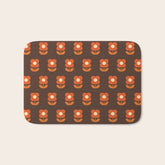 70s Flower Pattern #1 Bath Mat