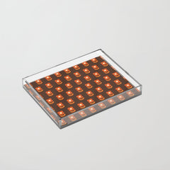 70s Flower Pattern #1 Acrylic Tray