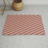 1970s Disco Dancefloor Checkerboard Pattern Rug