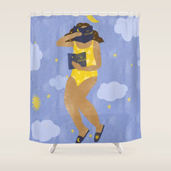 "Be Obsessed" inspired by Kat Schneider, Ritual Shower Curtain
