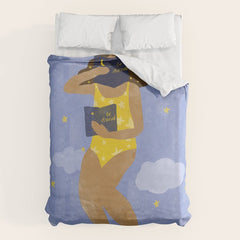 "Be Obsessed" inspired by Kat Schneider, Ritual Duvet Cover