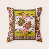 7. Chariot Mushroom Throw Pillow