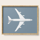 747-400 Jumbo Jet Airliner Aircraft - Slate Serving Tray