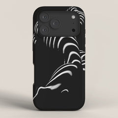 0774-AR BBW Sensual Legs Hips and Ass of a Large Woman Big Beautiful Art Nude Black and White iPhone Case