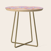 70s Retro Floral vibe Side Table