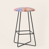 70s Retro Floral vibe Stool