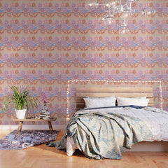 70s Retro Floral vibe Wallpaper