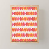 70's pattern no1 Mini Art Print