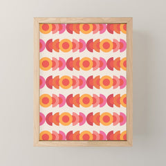 70's pattern no1 Mini Art Print