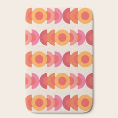 70's pattern no1 Bath Mat