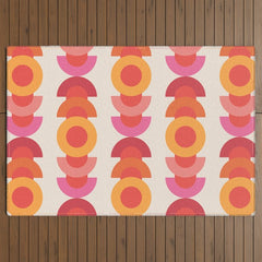 70's pattern no1 Outdoor Rug