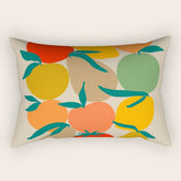 2025 RETRO FRUIT MARKET CALENDAR Rectangular Pillow