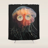 A (very) Jelly Fish Shower Curtain