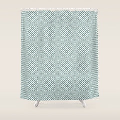 5 Checkers Shower Curtain