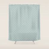 5 Checkers Shower Curtain