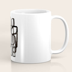 Writing On The Wall' Mid Century Modern Fun Abstract Shapes Coffee Mug