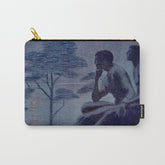 "Give me nights perfectly quiet...and I looking up at the stars" Leaves of Grass by Margaret Cook Carry All Pouch