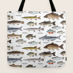 A Few Freshwater Fish Tote Bag