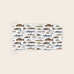 A Few Freshwater Fish Bath Towel